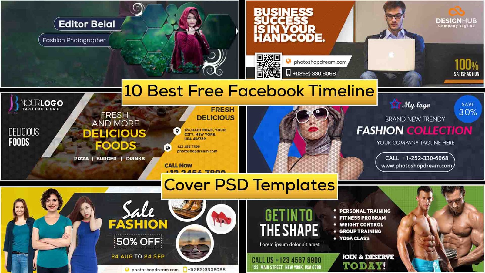 If you want to stand out amongst your friends with a unique timeline cover photo, then you should surely download this facebook timeline cover psd template free . New 10 Best Free Facebook Timeline Cover Psd Templates Free Download Photoshop Dream