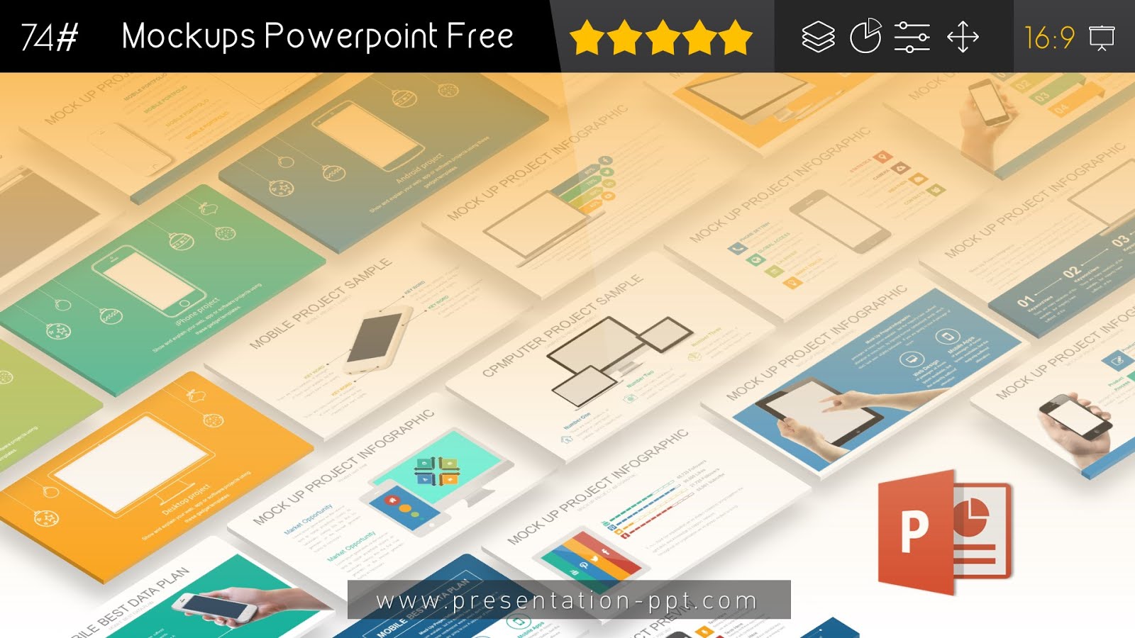 A wireframe is a detailed visual model of an application's user interface that is like a . Free Mockup Website And Mobile Powerpoint Template Ø¨Ø±Ø²ÙØªÙØ´Ù