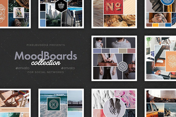 18+ Download Mood Board Template Psd&nbsp;Mockup