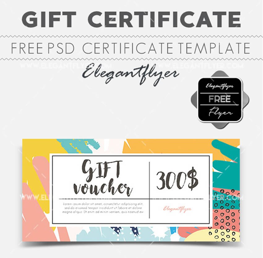 13+ Download Gift Card Template Psd Free&nbsp;Mockup