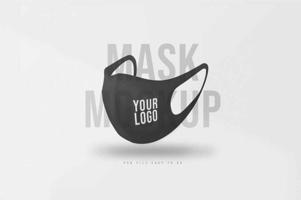 50+ Download Face Mask Template Psd Free Mockup