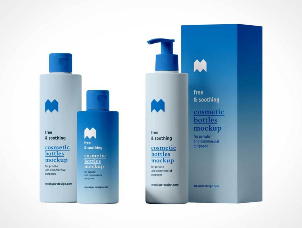 48+ Download Skincare Packaging Mockup Free&nbsp;Psd