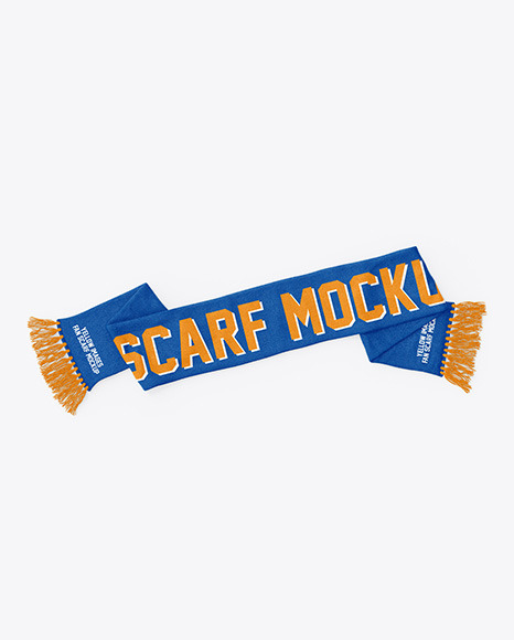 And is in the highest quality no matter it is free or premium item. Fan Scarf Mockup