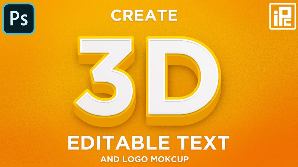 12+ Download Making 3D In Photoshop Mockup Psd