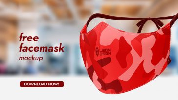 14+ Download Free Face Mask Template Psd Mockup
